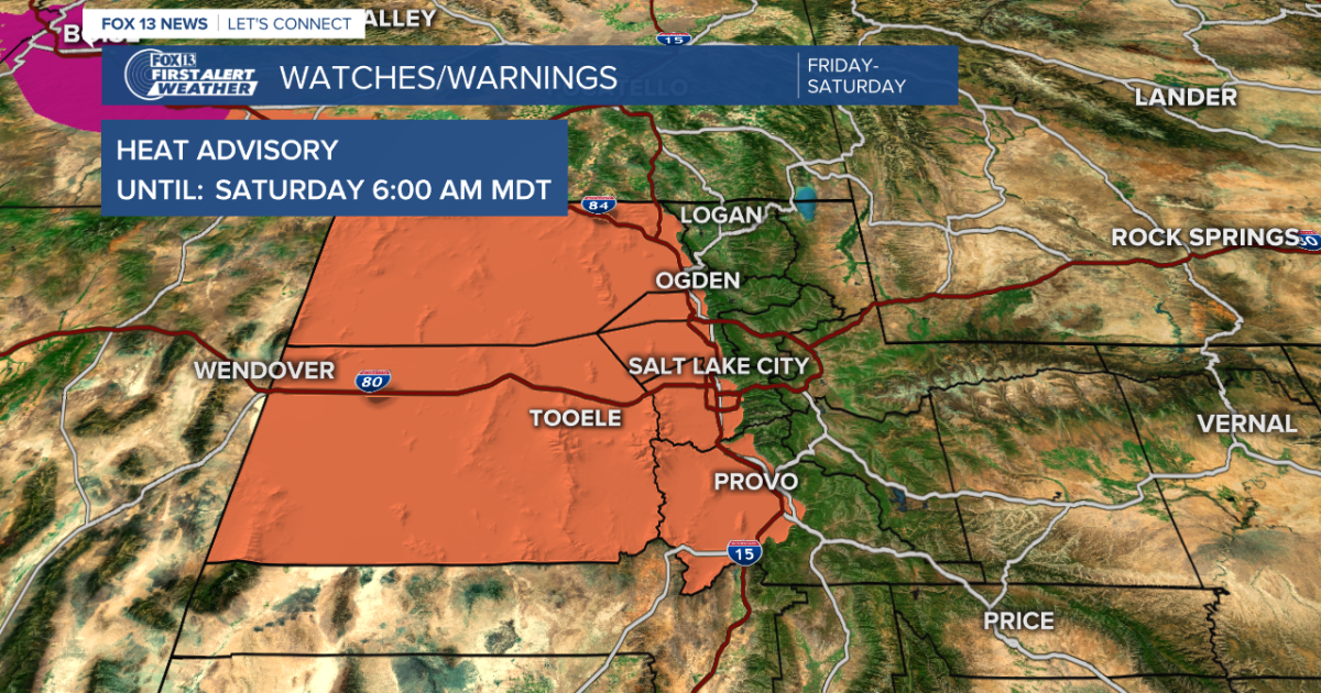 Heat advisory issued for parts of Utah starting Friday Daily Utahan