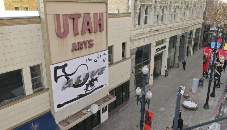 The Utah Theater is pictured in Salt Lake City on Dec. 3, 2019. Salt Lake City, which purchased the building in 2010, finalized its agreement to hand it over to a development agency that plans to tear the building down.
