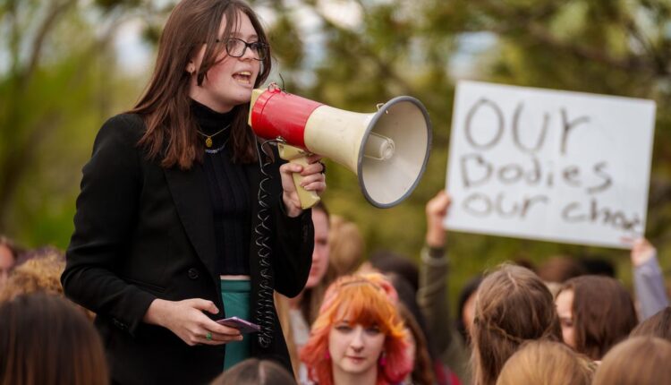 Utah students protest outside schools in support of Roe v. Wade