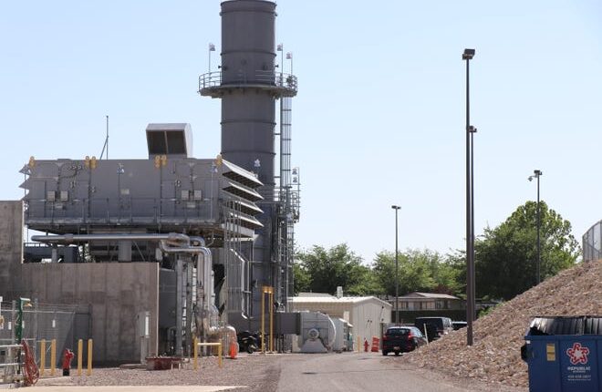 The Millcreek Generation Facility consists of two natural gas turbines that produce almost 77 megawatts of energy is a key component of St. George's energy infrastructure.  May 11, 2022.