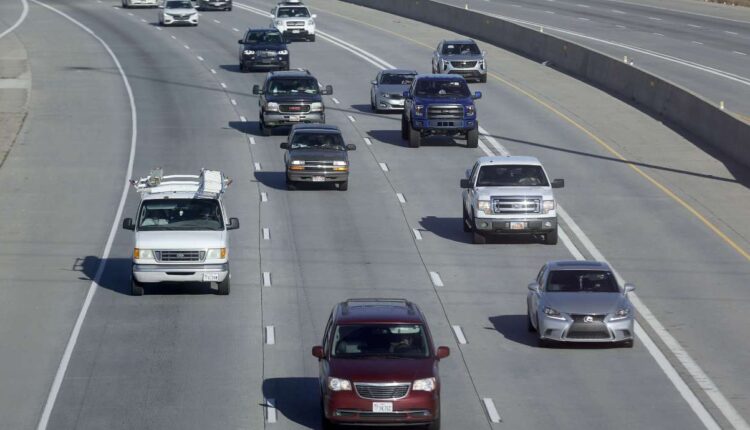 Motorists drive on I-15 in Salt Lake City on Nov. 23, 2021. Fourth of July traffic is expected to create some headaches for drivers on I-15, especially on Friday and Monday, according to the Utah Department of Transportation.
