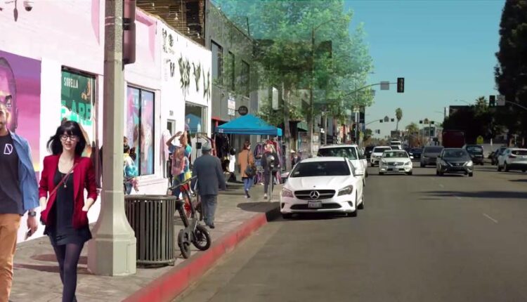 Melrose Pedestrian Improvement Project Begins Construction - Larchmont Buzz
