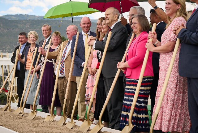 President Nelson Presides at Ephraim Utah Temple Groundbreaking