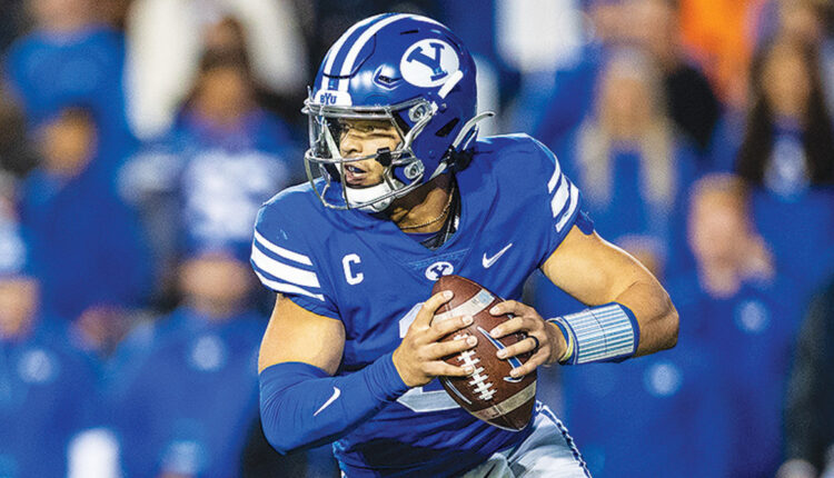 Utah State vs. BYU Prediction: The Old Wagon Wheel on the Line in Provo on Thursday Night - AthlonSports.com
