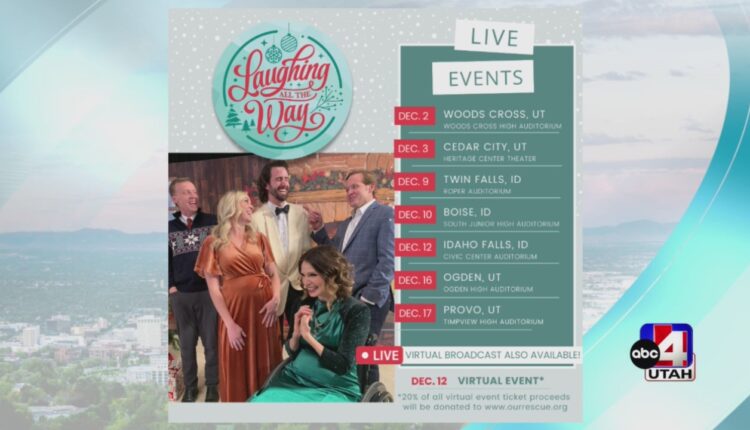 Laugh with well-known speakers at a local Christmas event near you