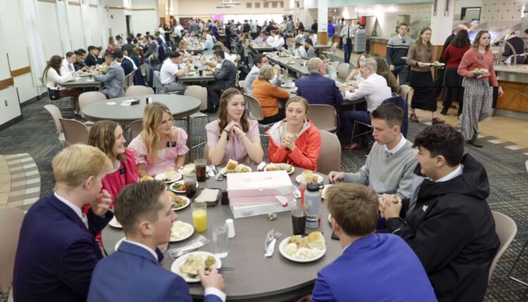 A taste of Thanksgiving for 1,050 at the Provo MTC
